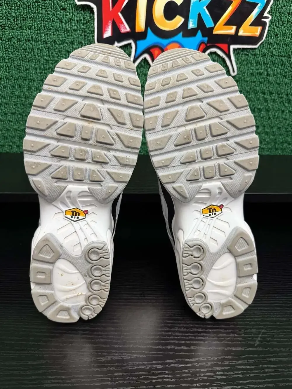 Nike By You Air Max Plus TN White/Black Women’s Size 12/10.5M Pre-Owned